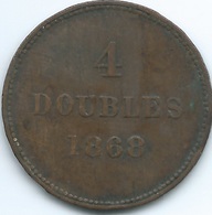 Guernsey - 1868 - 4 Doubles - KM5 - Guernesey