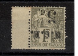 Nouvelle - Calédonie  -surcharge Renversé (1886 ) N°9D - Other & Unclassified