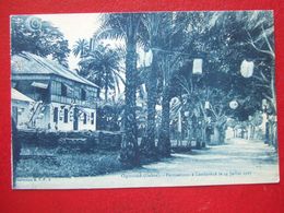 GABON - OGOOUÉ - " PAVOISEMENT A LAMBARENE LE 14 JUILLET 1927 " - - Gabon