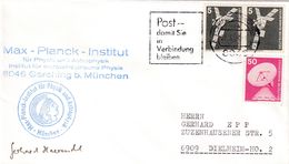 Germany 1971 Cover; Space Weltraum Epace: Nobel Prize Physics; Max Plank Institute For Physic And Astrophysic; Symphony - Altri & Non Classificati