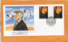 Great Britain 1991 FDC - 2011-2020 Dezimalausgaben