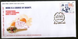 India 2020 ILO 100 Years Of International Labour Organization 1v FDC - IAO