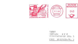 Germany 1980 Cover; Space Weltraum Epace: Space Shuttle Start; Meter EMA Freistempel; Gauting Cancellation - Sonstige & Ohne Zuordnung