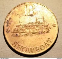 Jeton De Jeu "Showboat B / Harry Levy - Merlins Magic" Bateau à Roues - Mississipi - Game Token - Casino - Casino