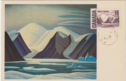 Carte Maximum CANADA N° Yvert 385 (L'ILE BYLOT -Tableau De Lawren Harris)  Obl 1967 - Tarjetas – Máxima