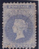 South Australia 1877 P.10x11.5-12.5 SG 141 Mint Hinged Tear At Bottom - Ongebruikt