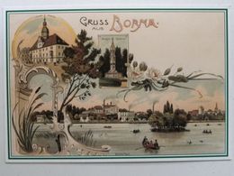 Delcampe - Borna Gruss Auf /reproduction - Borna