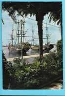 Delcampe - ESPAGNE----ALICANTE--esplanade D'espagne Et Caravelles--( Bâteaux )--voir 2 Scans - Alicante