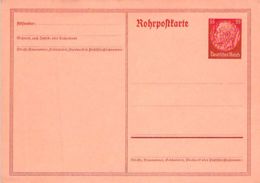 RP25 Rohrpostkarte Blanc Deutsches Reich - Tarjetas