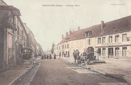 CPA 89 - CERISIERS Grande Rue - Marquée CERISIER Grande Rue - Cerisiers