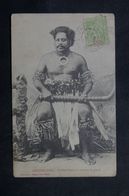 NOUVELLE CALÉDONIE - Affranchissement Type Groupe De Nouméa Sur Cp ( Chef Fidjien ) En 1905 Pour La France - L 62737 - Covers & Documents