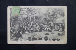 NOUVELLE CALEDONIE - Affranchissement Groupe 5ct De Nouméa Sur Carte Postale ( Fidji) En 1905 Pour La France  - L 62749 - Cartas & Documentos