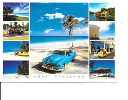 Cuba - Vistas De Varadero, Matanzas - Multivues - American Car: Chevrolet 1950 - CPM Non Circulée - Other & Unclassified