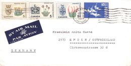 CANADA - AIRMAIL LETTER 1966 WESTON - EMDEN/GERMANY //T11 - Cartas & Documentos