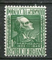 Ireland Mi# 110 Ungebraucht Falz/MH - Poetry - Nuovi