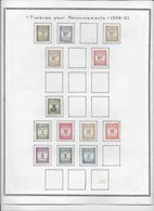 France Timbres Taxe - Collection Vendue Page Par Page - Timbres Neufs * Avec Charnière - TB - 1859-1959 Mint/hinged