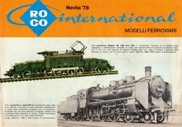 Catalogue ROCO 1978 International Novità Modelli Ferroviari Minitanks - en Italien - Non Classés