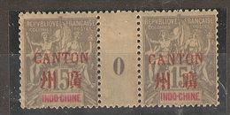 Indochine - Canton_ Millésimescentre Déplacé  N°8 (1900) Neuf - Unused Stamps