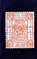China Local Post : Shanghai 1c,1890. - Unused Stamps