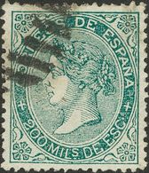 º100. 1868. 100 Mils Verde. PIEZA DE LUJO. - Autres & Non Classés