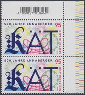 !a! GERMANY 2020 Mi. 3547 MNH Vert.PAIR From Upper Right Corner - Fair "Annaberger Kät" - Ungebraucht