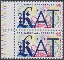 !a! GERMANY 2020 Mi. 3547 MNH Vert.PAIR W/ Left Margins - Fair "Annaberger Kät" - Unused Stamps