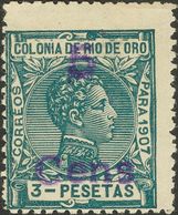 *. 1908. 5 CENS Sobre 3 Pts Verde. MAGNIFICO Y EXTRAORDINARIAMENTE RARO, NO RESEÑADO, ES LA PRIMERA VEZ QUE LO VEMOS. Ce - Altri & Non Classificati