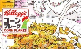 Telecarte KELLOG'S Phonecard Japan  (11) Corn Flakes - Alimentation