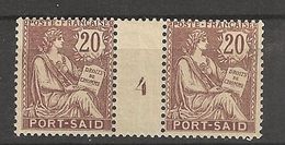 Port- Saïd _1 Millésimes (1902 )  N°28  Neuf - Unused Stamps