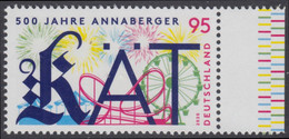 !a! GERMANY 2020 Mi. 3547 MNH SINGLE W/ Right Margin (a) - Fair "Annaberger Kät" - Unused Stamps