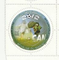 Maroc. Timbre De 2012. N° 1630. Coupe D'Afrique Des Nations. CAN 2012. Football. - Afrika Cup