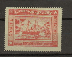 Congo Ocb Nr : EXCURSION AU CONGO Niet In Catalogus ! Sans Gomme (zie Scan) RRR 1898 Zie Artikel - Andere & Zonder Classificatie