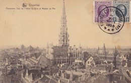 Brussel, Bruxelles, Panorama, Tour De L'Hôtel De Ville Et Maison Du Roi (pk70156) - Panoramische Zichten, Meerdere Zichten