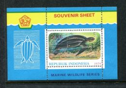 Indonesia, 1979, Turtle, Animals, Fauna, MNH, Michel Block 31 - Indonésie