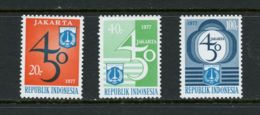 Indonesia, 1977, City Of Djakarta 450th Anniversary, MNH, Michel 868-870A - Indonésie