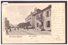 LES VERRIERES - CROIX BLANCHE - TB - Les Verrières