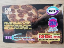 TRINIDAD & TOBAGO    $30,-  NO T&T-P 11   TSTT   PIZZA BOYS       ** 2205** - Trinité & Tobago