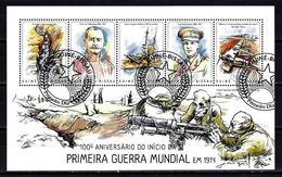 Première Guerre Guinée Bissau 2014 (2) Série Complète Yvert N° 5259 à 5263 Oblitérés Used - WW1 (I Guerra Mundial)