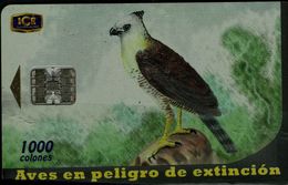 COSTA RICA 2003 PHONECARD BIRDS USED VF!! - Águilas & Aves De Presa