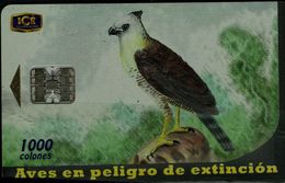 COSTA RICA 2003 PHONECARD BIRDS USED VF!! - Adler & Greifvögel