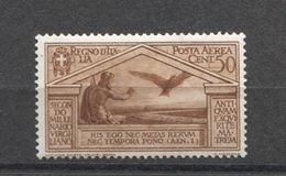 REGNO 1930 VIRGILIO POSTA AEREA SASSONE A 21 ** MNH - Used