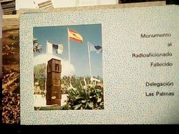 ESPANA CANARIAS LAS PALMAS MONUMETO AL RADIOFICIONADO FALLECIDO  QSL  1984 HQ9431 - La Palma