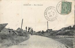 CPA 80 Somme Chaulnes Rue Lhounot - Chaulnes