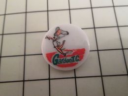 115c Pin's Pins / Beau Et Rare / THEME : SPORTS / Céramique Ou Porcelaine Limoges GARDEN TENNIS CLUB MINETTE - Tennis