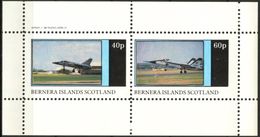 {B237} Aviation Military Airplanes Sheet Of 2 MNH** LABEL Cinderella !! - Vignettes De Fantaisie