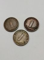 3 Monete Germania - Pfennig Reich Tedesco - Reichspfennig Varie Annate - 1 Reichspfennig