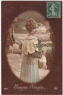 Delcampe - Nouvel An : Fantaisie - Bonne Année : Femme - Frau - Lady : - Neujahr