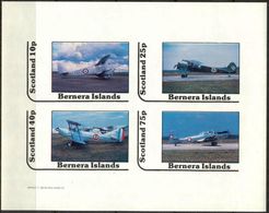 {B268} Aviation Airplanes VIII Sheet Of 4 Imperf. MNH** LABEL Cinderella !! - Fantasy Labels