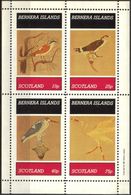 {B289} Birds V Sheet Of 4 MNH** LABEL Cinderella !! - Fantasy Labels