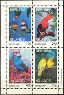 {B292} Birds VI Sheet Of 4 MNH** LABEL Cinderella !! - Fantasy Labels